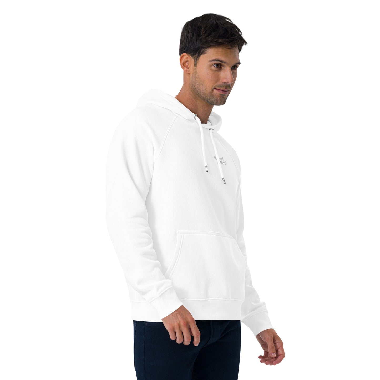 "Why am I still here?" unisex eco hoodie