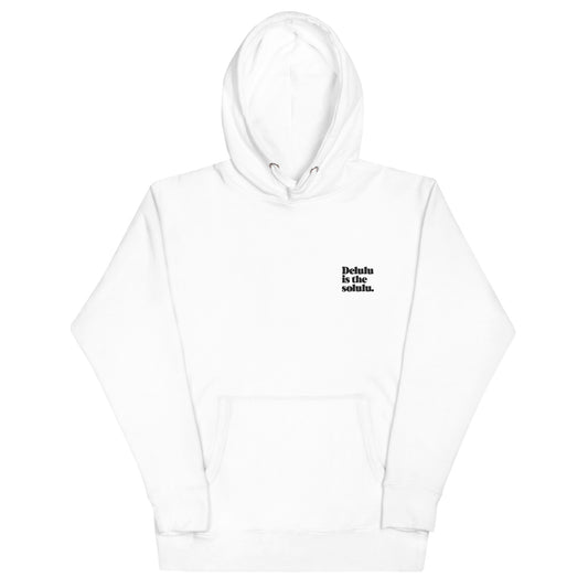 "Pull the wool over my eyes" pullover hoodie